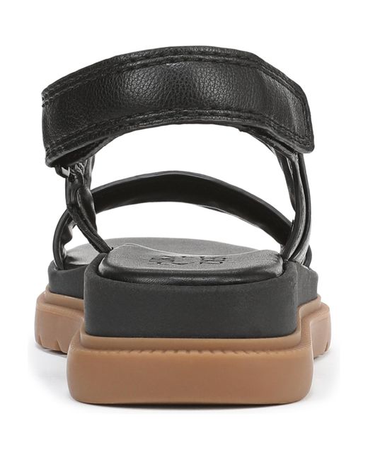 Naturalizer Black Attract Slingback Platform Sandals