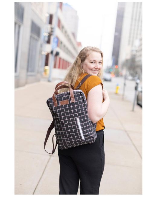Maika Black Laptop Backpack