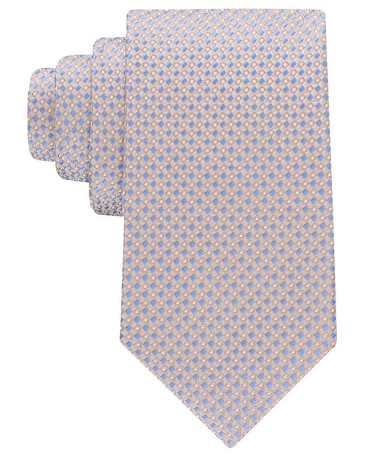 Tommy Hilfiger Gray Parma Micro-pattern Tie for men