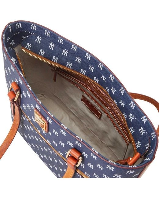 Dooney & Bourke New York Yankees Signature Shopper Purse in Blue Lyst