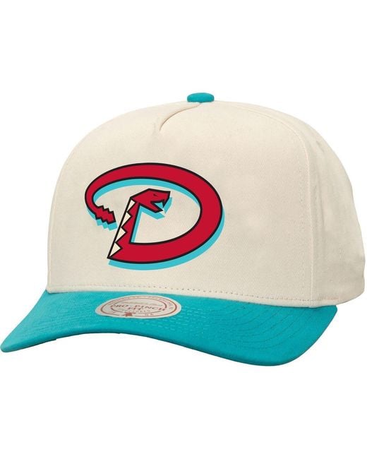 Mitchell & Ness White And Arizona Diamondbacks Basic Pro Adjustable Hat