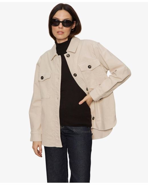 Sanctuary Natural The Corduroy Shacket