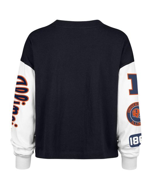 '47 Blue Illinois Fighting Illini Sydney Long Sleeve T-shirt