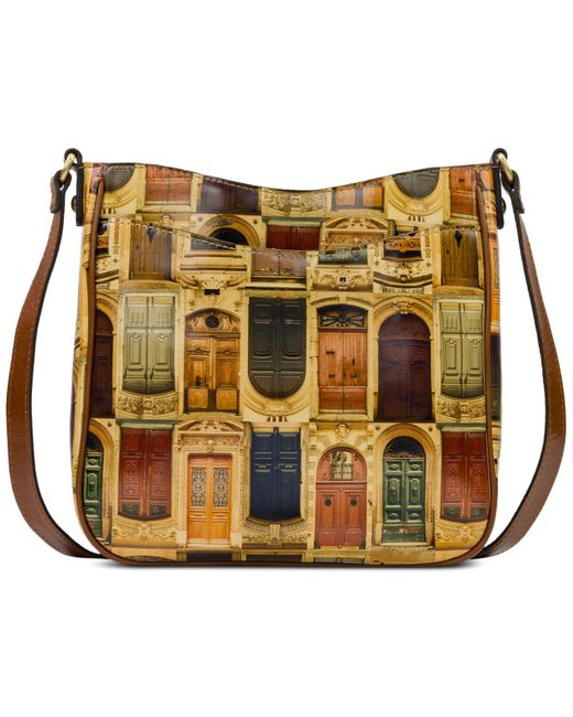 Patricia Nash Emeline Crossbody, Created For Macy's in Metallic Lyst