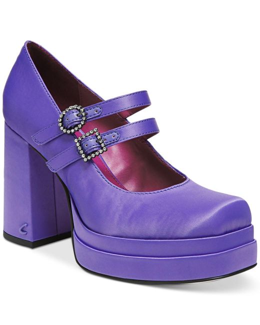 Circus by Sam Edelman Pepper Double-platform Mary Jane Pumps in Purple | Lyst