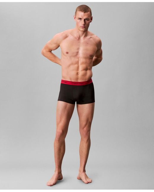 Calvin Klein Black 4-piece Micro Stretch Boxer Brief Set for men