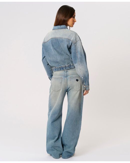 A.Brand Blue Denim Full-zip Jacket