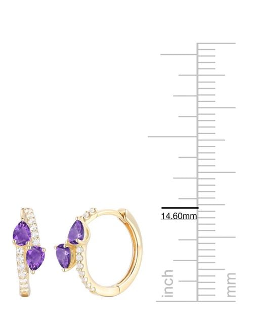 Macy's Metallic Multi Gemstone Earrings