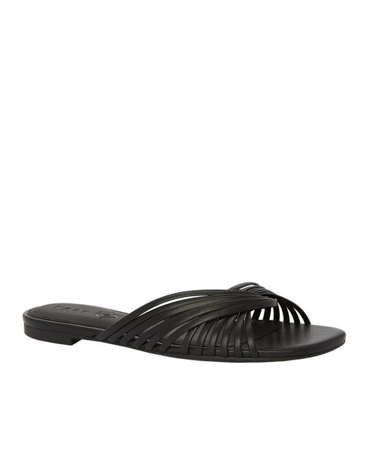 Katy Perry White Halie Intertwined Slide Slip-on Flat Sandals
