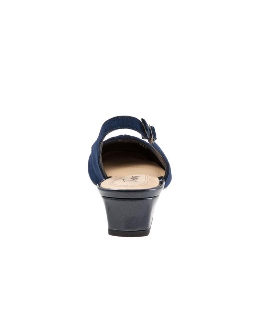 Trotters Blue Dea Pump