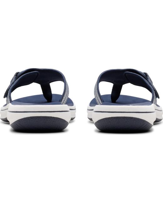 Clarks Blue Cloudsteppers Breeze Reyna Sandals