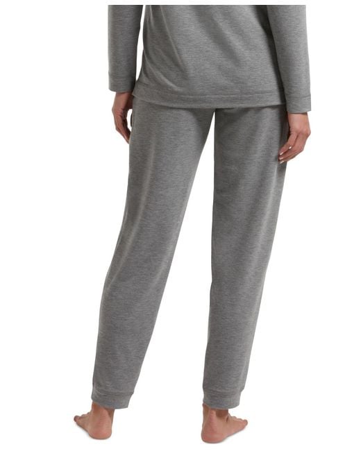 Hue Gray ® Plus Size Solid Cuffed Lounge Pants