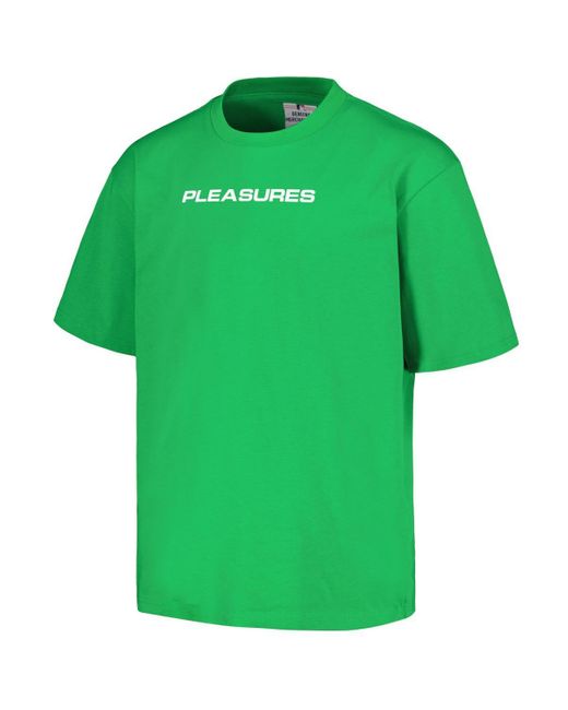 Pleasures Green New York Yankees Ballpark T-shirt for men