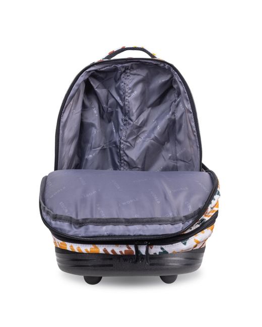 J World White Sundance Laptop 20" Rolling Backpack