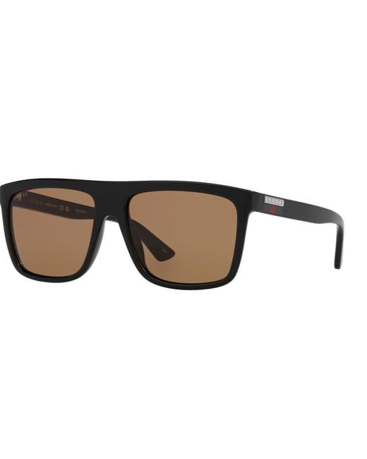 Gucci Brown Sunglasses for men