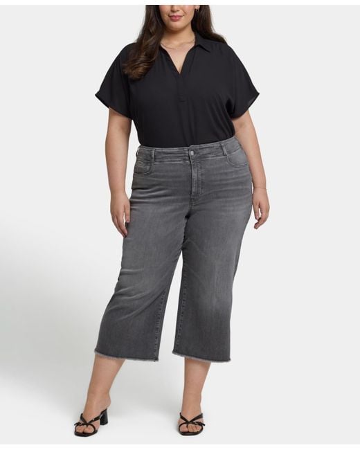 Nydj Plus Size Grey Jeans NYDJ Women's Black Plus Size Brigitte