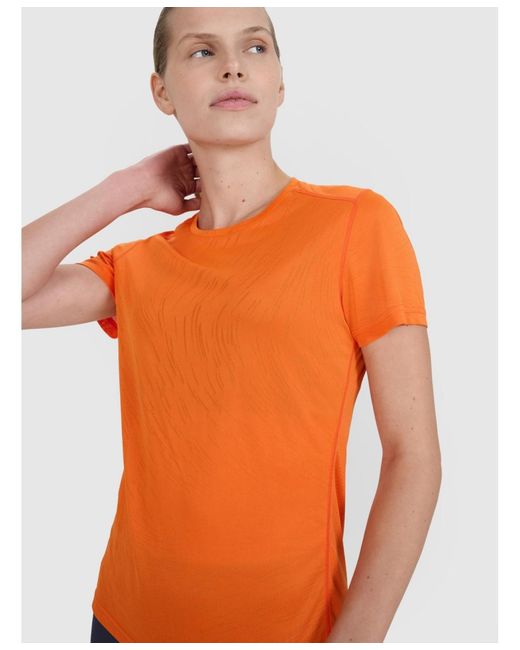 4F Orange Regular Running T-shirt
