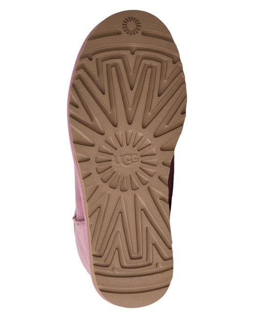 Ugg Purple Classic Ii Pull On Mini Boots