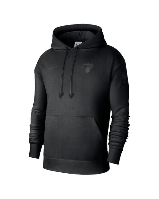 Nike Black Los Angeles Lakers Authentic Travel Standard Issue Hoodie for men