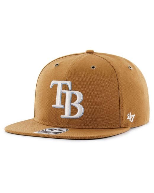 tan tampa bay rays hat