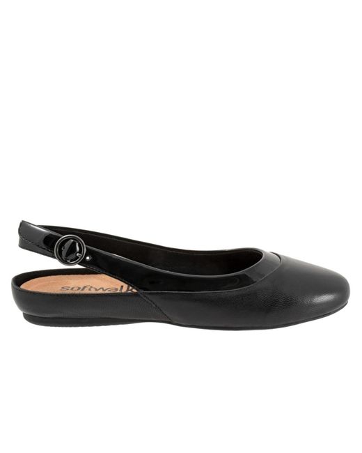 Softwalk® Black Sheffield Slingback