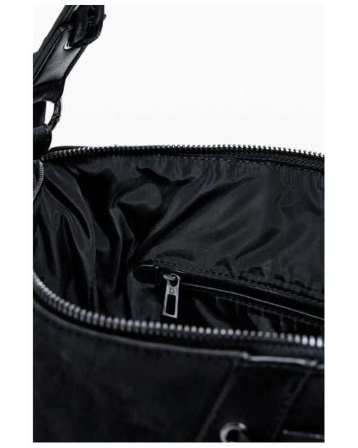 Desigual Black Medium Faux Leather Crossbody Bag