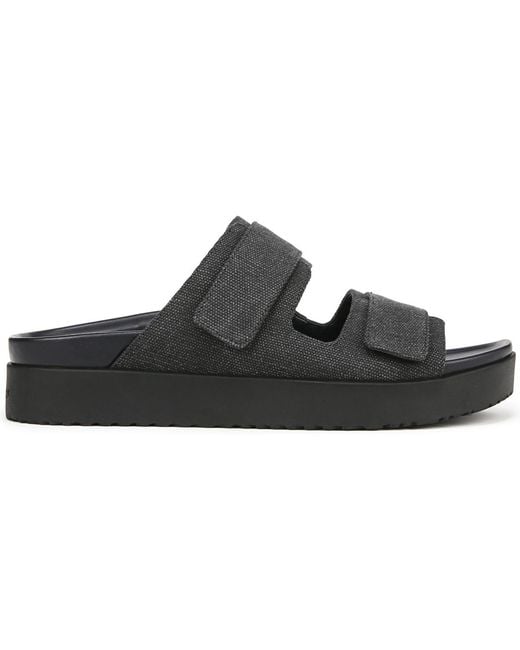 Vionic Black Riviera Slide Sandals