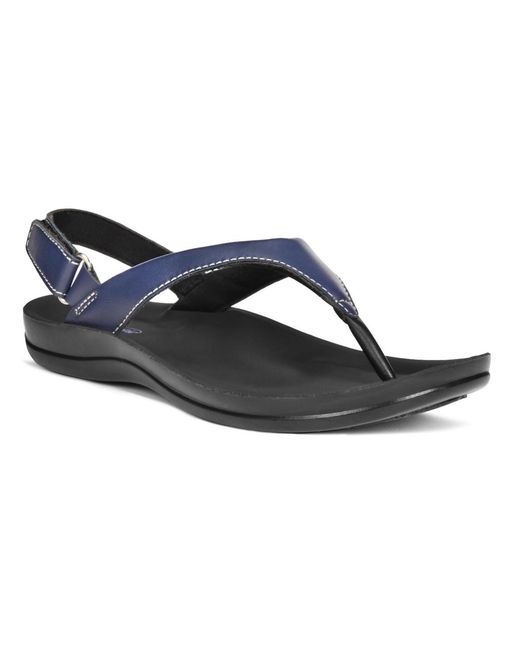 AEROTHOTIC Blue Aura Slingback Sandals