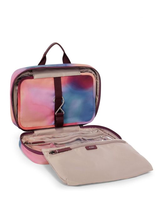 Tumi Pink Voyageur Madeline Cosmetic Case