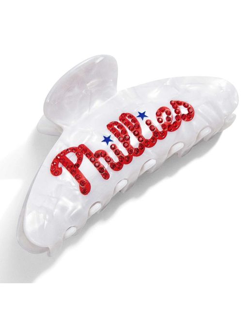 BaubleBar White Philadelphia Phillies Claw Hair Clip