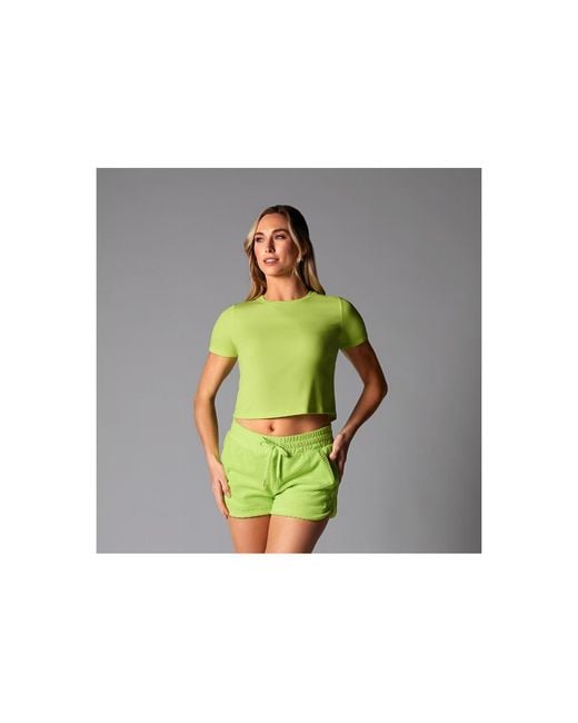 Tavi Green Ribbed Tee