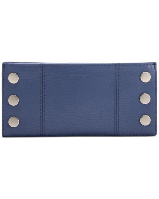 Hammitt Blue 110 North Leather Wallet