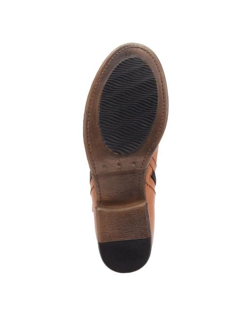 Spring Step Brown Oziel Leather Bootie