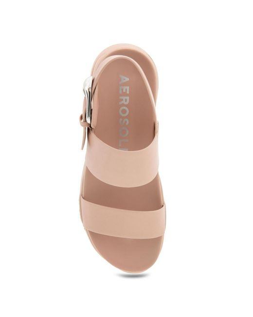 Aerosoles Pink Hari Slip-on Flatform Sandals