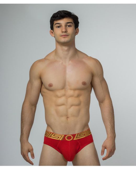 Rounderbum Red O My God Padded Brief for men