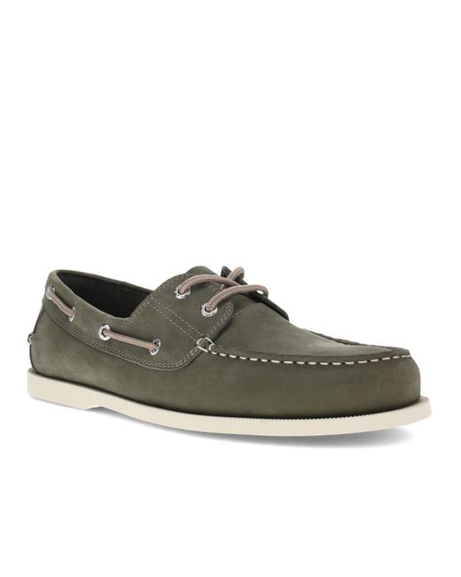 Dockers Leather Vargas Boat Shoe in Olive (Green) for Men | Lyst