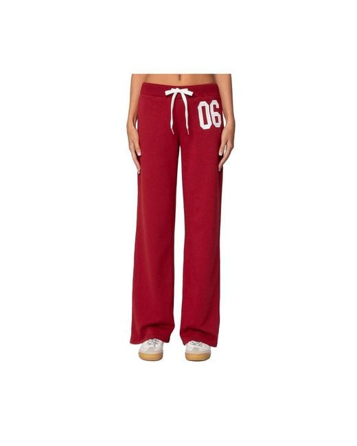 Edikted Red 06 Sweatpants