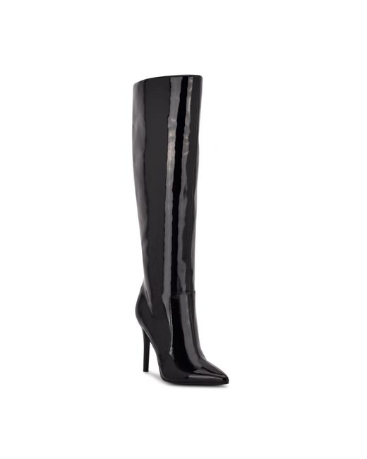 Nine West Taler Heeled Boots in Black | Lyst