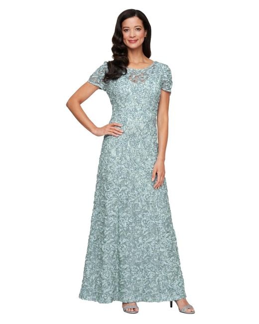 casual evening wedding guest dresses Alex Evening Women's Soutache Embroidered Lace Hi-Low Hem Flounce Midi –  Letay Store