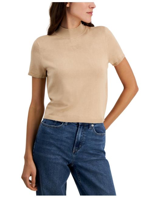 Calvin Klein Jeans Monogram Logo Sweatshirt - Macy's