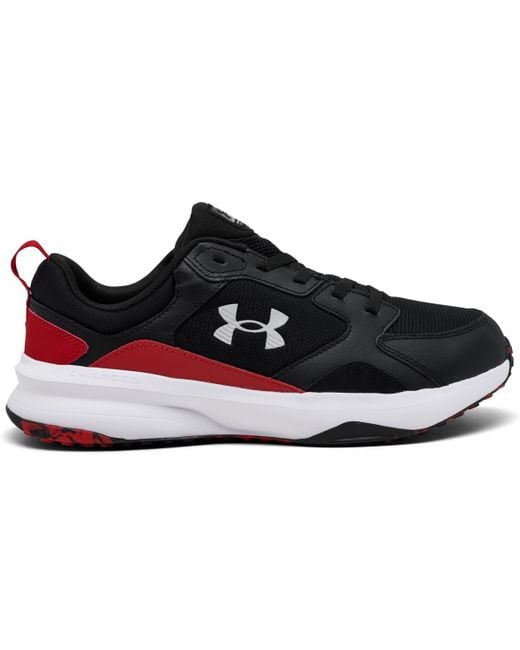 Under Armour Black Ua Charged Edge Wide 4e Training Sneakers From Finish Line for men