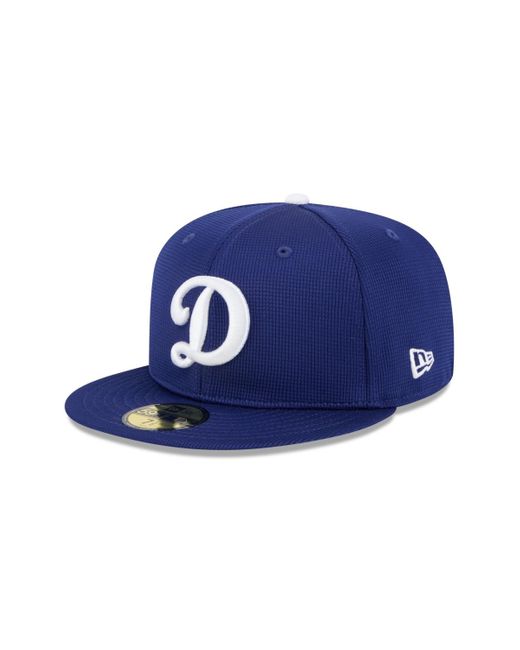 KTZ Blue Los Angeles Dodgers 2025 Spring Training 59fifty Fitted Hat for men