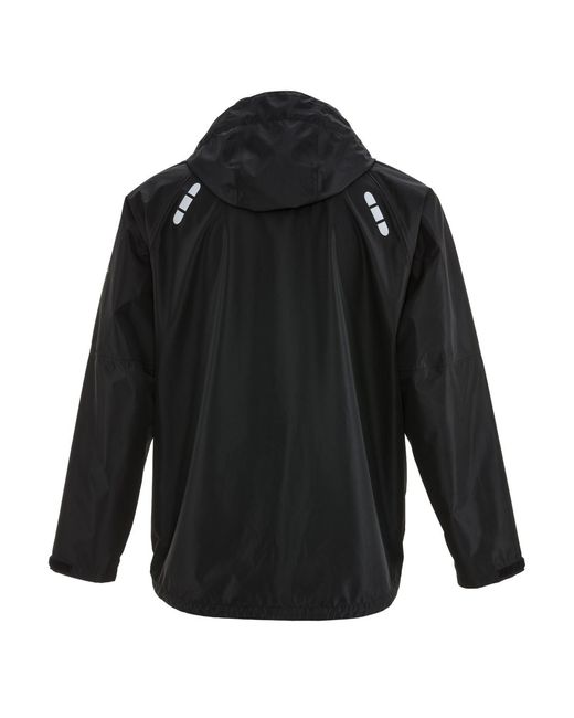 Refrigiwear Black Lightweight Rainwear Jacket for men
