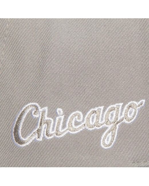 Mitchell & Ness Gray Chicago White Sox Snapback Hat for men