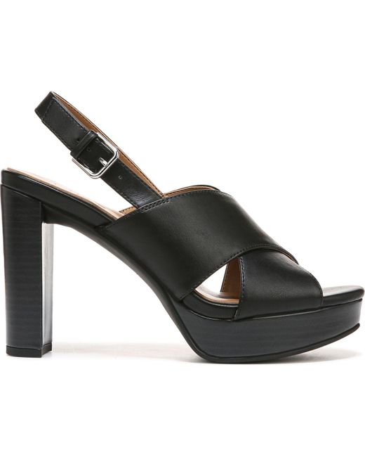 Naturalizer Nylah Platform Dress Sandals in Black | Lyst