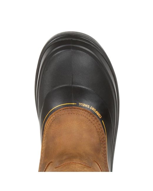 Georgia Boot Brown Muddog Composite Toe Waterproof Work Wellington for men