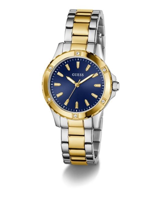 Guess Metallic Analog Watch