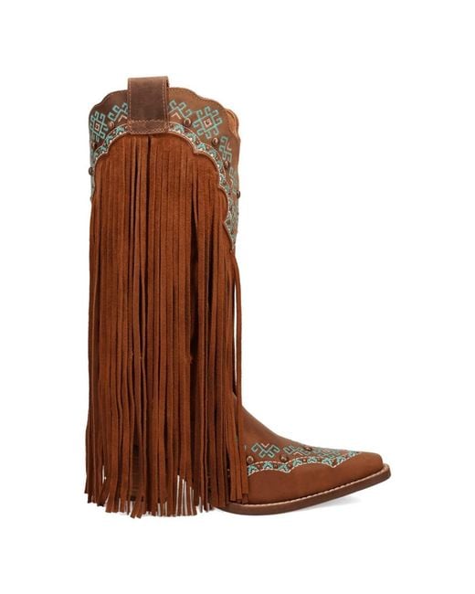 Dingo Brown Tequila Sunrise Suede Boot