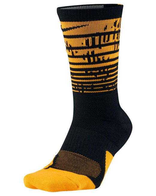 nike elite socks blue and gold