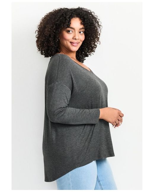 Avenue Black Taya Essential Top